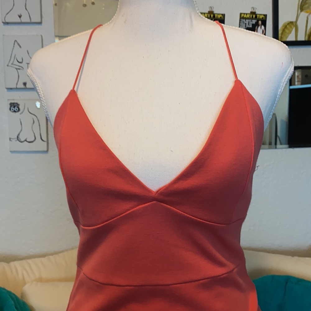 Rose Knit Razorback Body Con - Picture 2 of 6